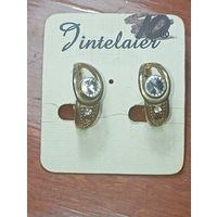 Сережки Dintelaier с камушкам . С 2 рублей .