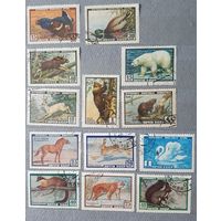 СССР охраняйте полезных животных 13шт 1961г