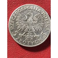 5 злотых 1933г.