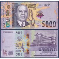 Малави, 5000 квача 2024 г, P-W71 (BP, президент Хастингс Банда), UNC
