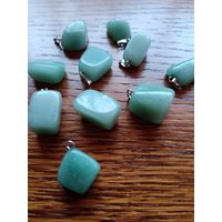 Подвески. Натуральный камень.Одним лотом. 10 штук.