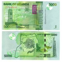 Уганда 5000 шиллингов  2021 год  UNC