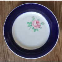 Тарелка, кобальт, Барановка.