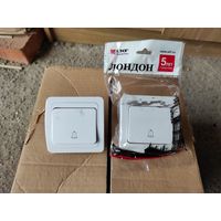 Кнопка звонка СП "Лондон" ЕKF, 2 шт с 1 рубля