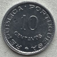 Гвинея-Биссау 10 сентаво 1973 г.