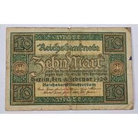 1920 год Германия 10 марок
