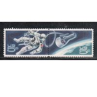 США-1967, (Мих.930-931),  **   , Космос (полная серия)