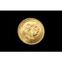 10 крон 1912 г. Австрия, Франц Иосиф I. Штемпельный блеск!