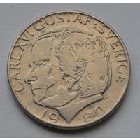 Швеция, 1 крона 1980 г.