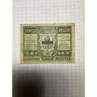 50 геллеров (нотгельды) Австрия.-2212