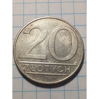 20 злотых Польша 1988 год