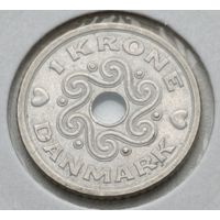 Дания. 1 крона 1992 года.