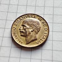 5 чентезимо Италия 1933года. Король Виктор Эммануил 3.