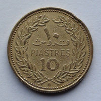 Ливан, 10 пиастров, 1968