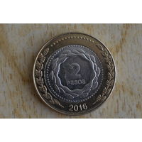 Аргентина 2 песо 2016