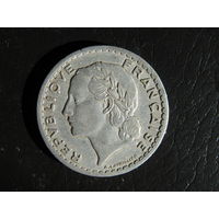 Франция.5 франков.1946. С 20 копеек. Распродажа коллекции. Смотрите другие лоты.