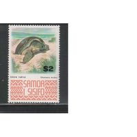 Самоа -1973 (Мих.284) , ** , Морская фауна, Черепахи,(одиночка)