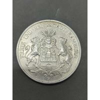 Германская империя. Гамбург. 5 марок 1902г.