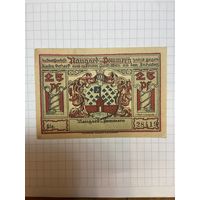 25 пфеннигов (нотгельды) г. Германия Наугард ин Померания-1201