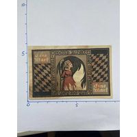 Нодгельд 1 марка Бергштадт. Веймарская республика - 0202