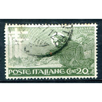 Италия (Королевство) - 1926г. - 700 лет со дня смерти Св. Франциска, 20 с - 1 марка - гашёная [Mi 234]. #1-It-20-B-1