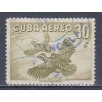 [806] Куба 1956. Фауна.Птицы.Рябчики. Гашеная марка.