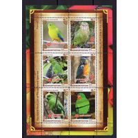 СЕРИЯ Блоков птицы  фауна MNH