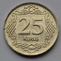 Турция, 25 куруш 2009 г.