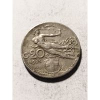 Италия 20 сентизим 1921