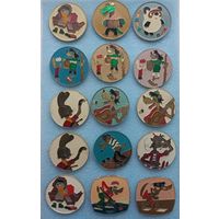 Значки. Мультфильмы. Сказки. Детские.