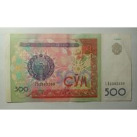 Узбекистан. 500 сум 1999 года, серия LA