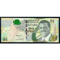 Багамские острова 1 доллар 2015 год, UNC
