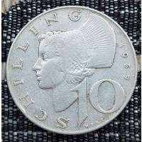 Австрия 10 шиллингов 1957 года. Серебро. Предложи свою цену или обмен!