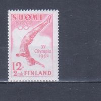 [2139] Финляндия 1951. Спорт.Летние Олимпийские игры.Прыжки в воду. MNH