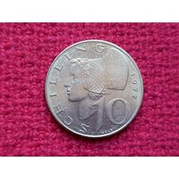 Австрия 10 шиллингов 1977 г.