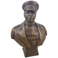 Бюст Жуков Г.К. Бронза