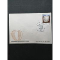 Польша 1984 КПД с маркой "Монумент в Лодзи мученичеству польской нации в года Второй мировой войны" (спецгашение) Mi.2936 каталог 1.20 евро