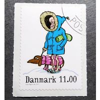 Марка Дания 2011 год Зима