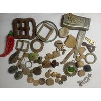 Пломбы, пряжки, пуговицы и др. находки