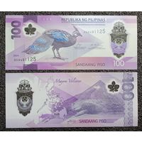100 писо Филиппины 2024 г. UNC (полимер)