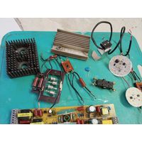 Сборный лот радиодеталей и мп 03.