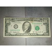 10 долларов США. 1993г