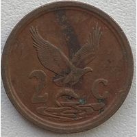 ЮАР 2 цента 1992 г.