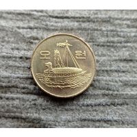 Werty71 Южная Корея 5 вон 1983 Корабль черепаха Кобуксон