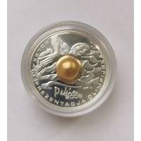 10 злотых  2008 Олимпиада Пекин 2008 (Золотой сердечник). С рубля.