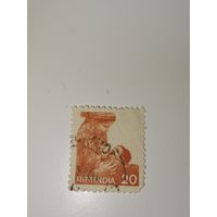 Индия 1981 Портрет Махатмы Ганди.