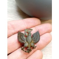 Редкость! 63 Торуньский полк, Польша (1919-1920). Петличный знак, с рубля,без мц!