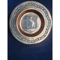 Тарелка настенная  Lublin (медь)