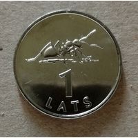 Латвия 1 лат 2003 г, "МУРАВЕЙ", UNC,