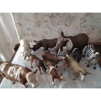 ФИГУРКИ  ЖИВОТНЫХ ШЛЯЙХ(ГЕРМАНИЯ)  одним лотом